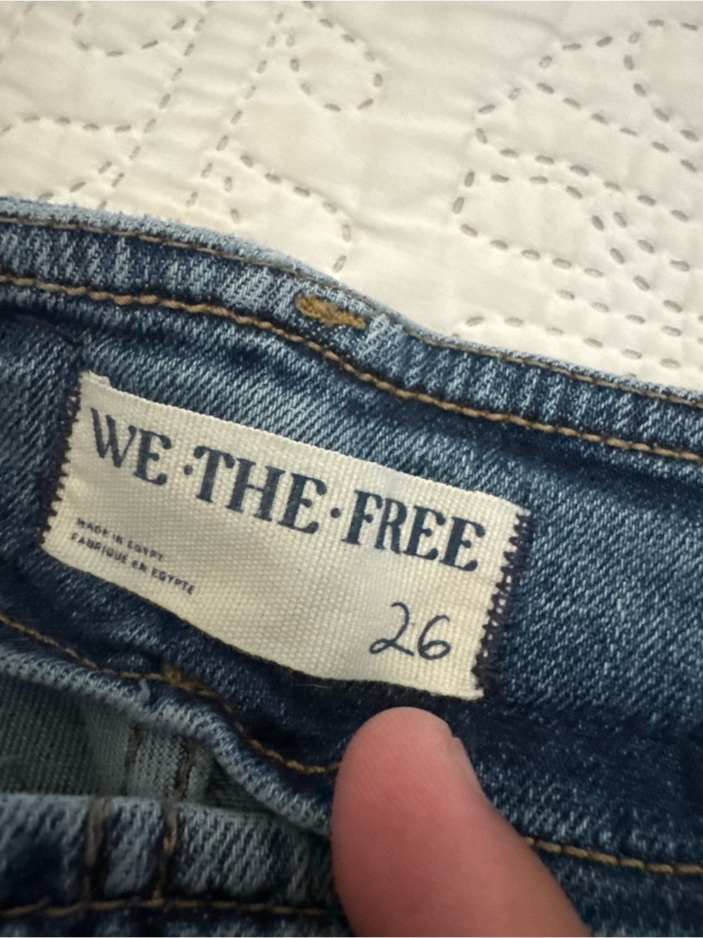Free People We The Free Flare Jeans Size 26 Raw Hem Bell Bottom Y2K Boho